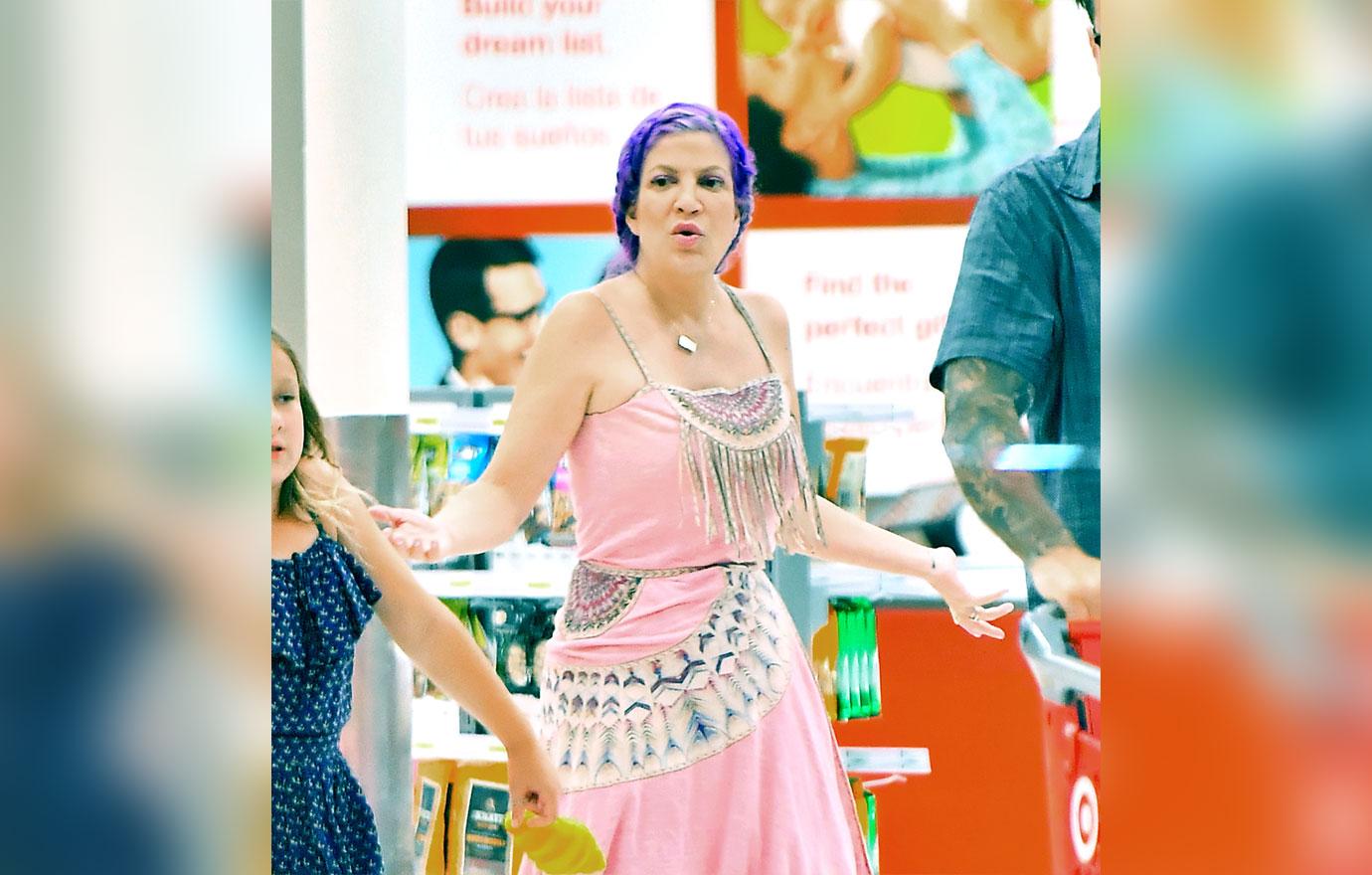 //tori spelling broke money problems target