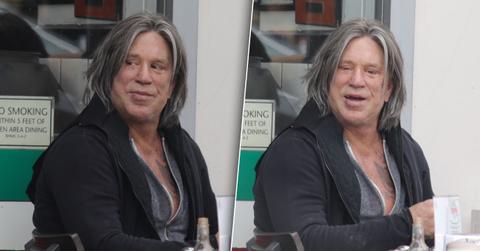 Mickey Rourke Long Hair Photos