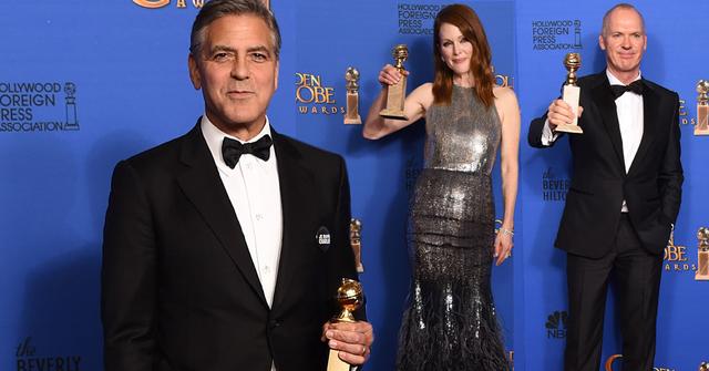 Golden Globes Clooney Winners