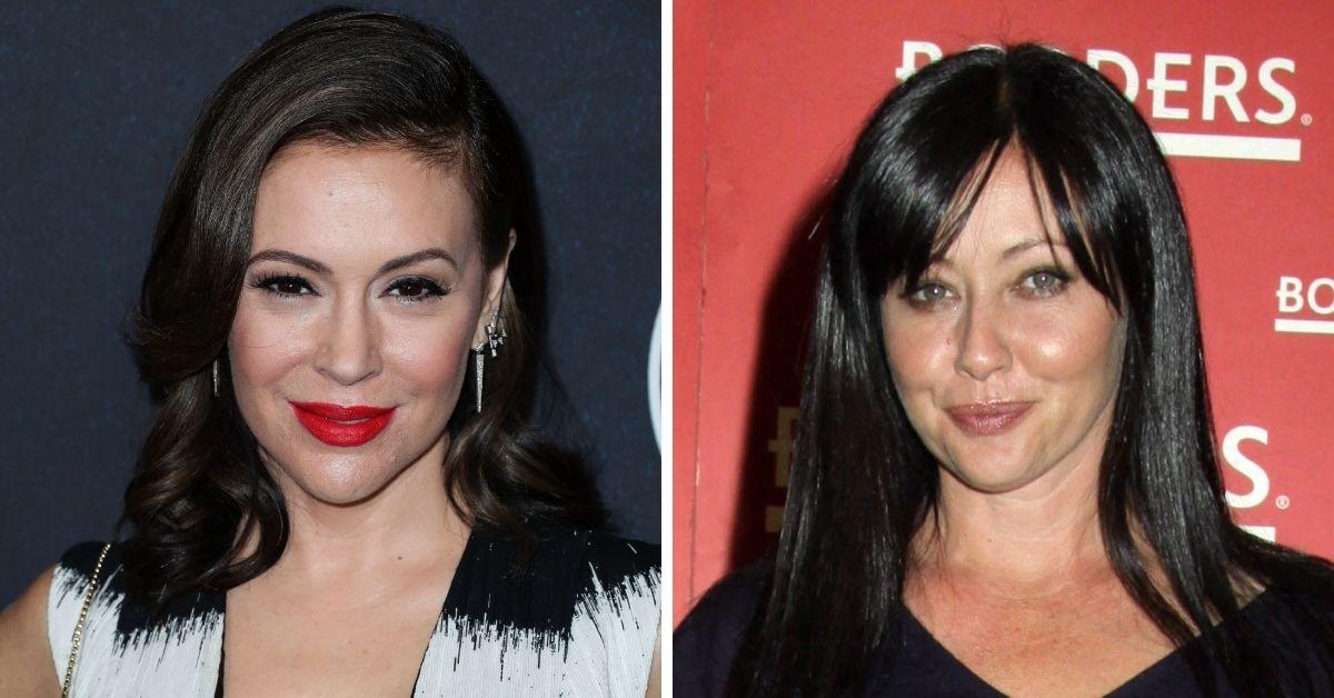 Alyssa Milano and Shannen Doherty.