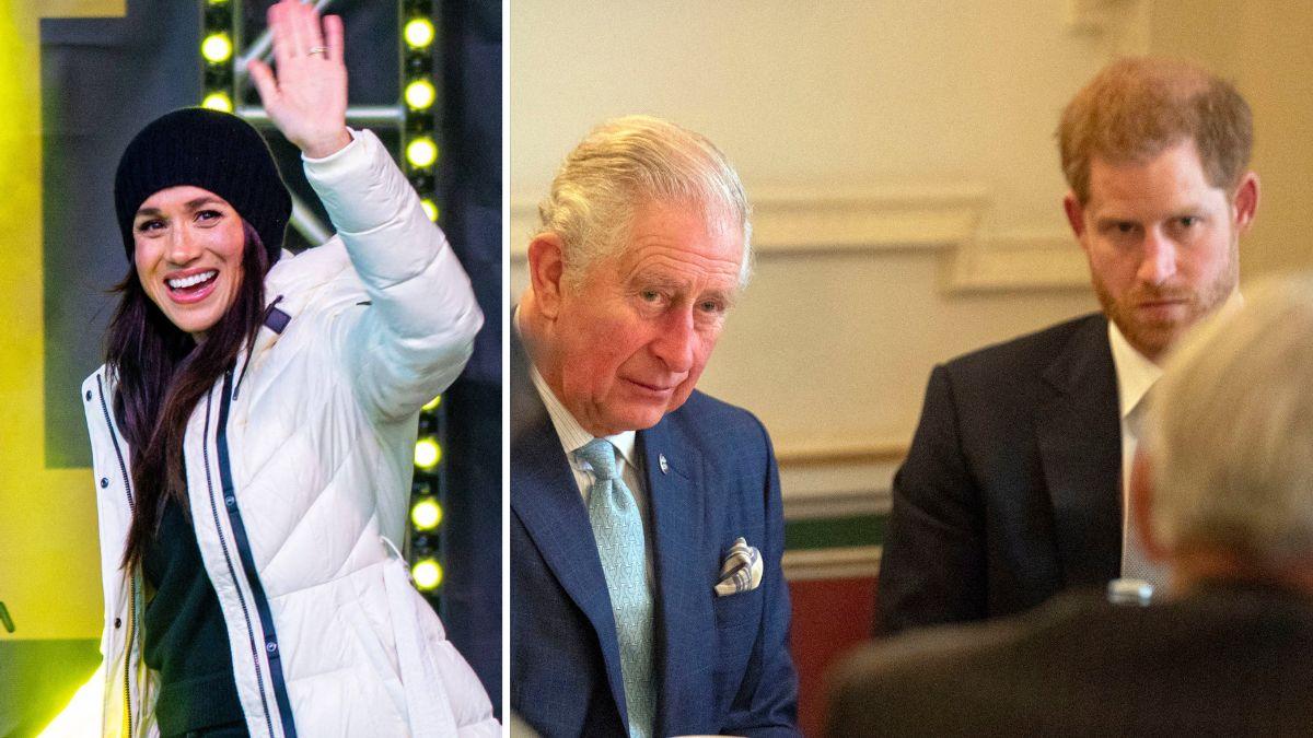 Photo of Meghan Markle, King Charles and Prince Harry