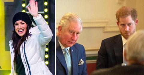 Photo of Meghan Markle, King Charles and Prince Harry