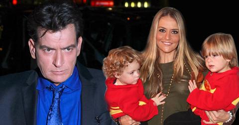 Charlie Sheen hasn't seen twins