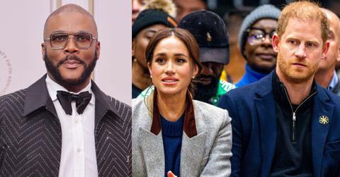 photo of tyler perry meghan markle prince harry