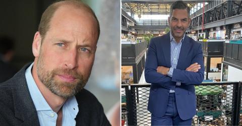 Split photo of Prince William, Sunjay Kapur