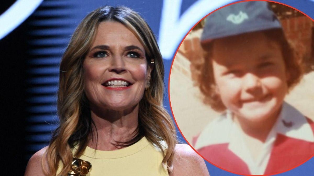 Savannah Guthrie saw a childhood photo of herself on 'Today.'