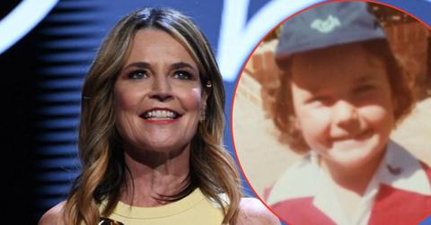 Savannah Guthrie saw a childhood photo of herself on 'Today.'