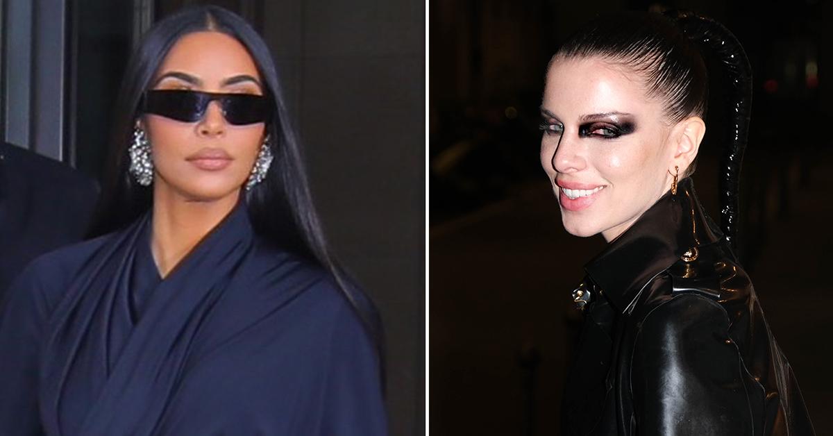 Kim Kardashian Watches Kendall Jenner Walk the Prada Runway (& Euphoria's  Hunter Schafer Closed the Show!)  Charli D'Amelio, Emma Mackey, Gus  Kenworthy, Hunter Schafer, Julia Marino, Kaia Gerber, Katherine Waterston,  Kim