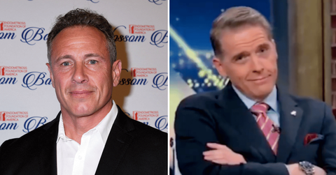 Split photo of Chris Cuomo, Scott Jennings