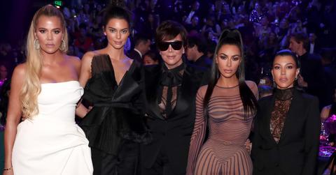 Khloe Kardashian, Kendall Jenner, Kris Jenner, Kim Kardashian and Kourthney Kardashian during the 2018 E! People's Choice Awards held at the Barker Hangar on November 11, 2018