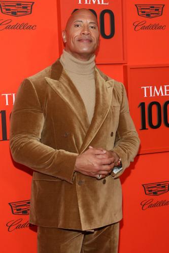 Dwayne Johnson on the red carpet.