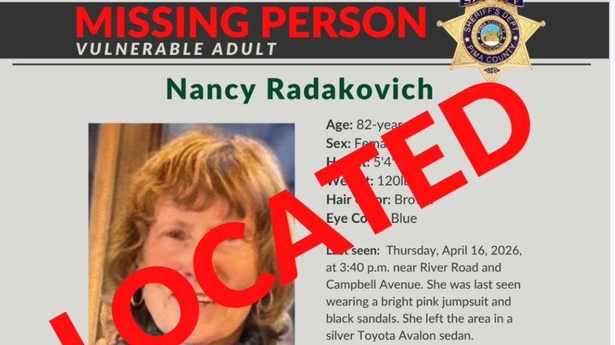 Photo of missing person flyer