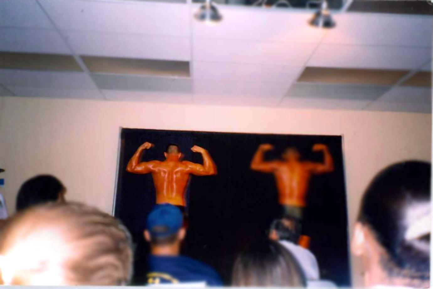 //Channing Tatum Strips High School Body Building Contest Photos Exposed