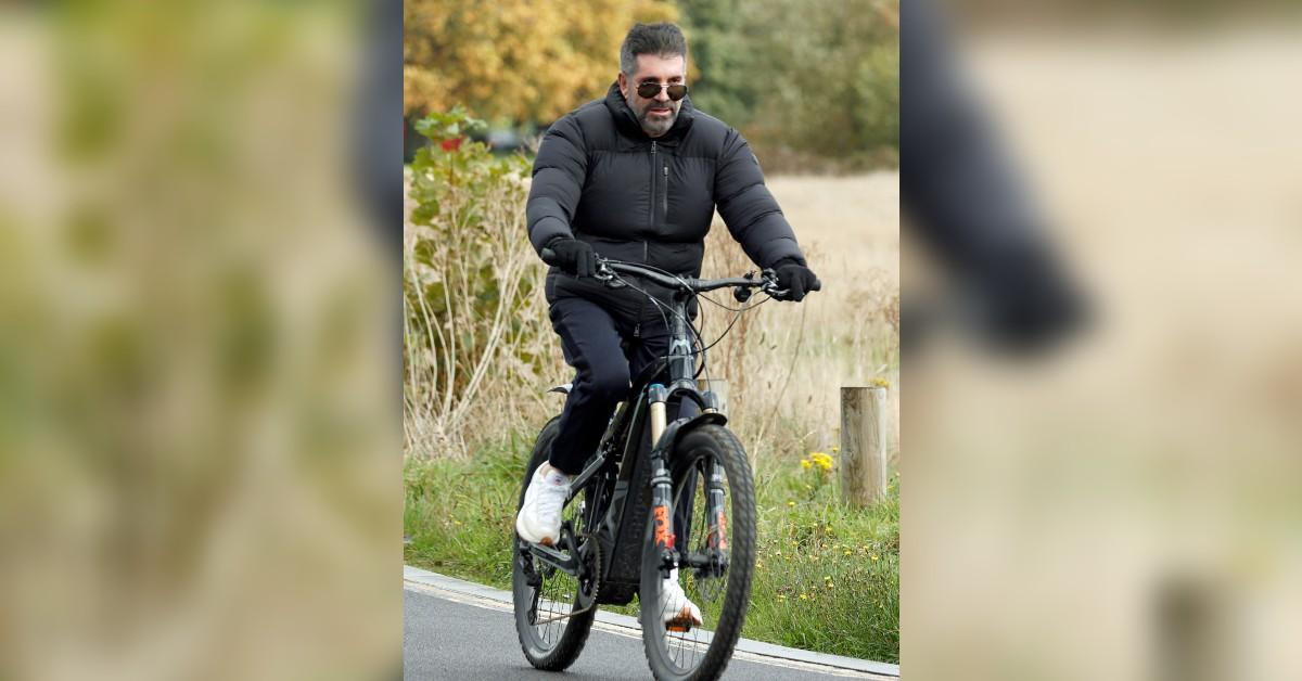 simon cowell back on bike