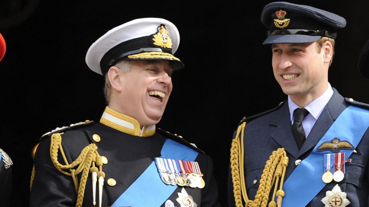 Photo of Prince William and Andrew Windsor