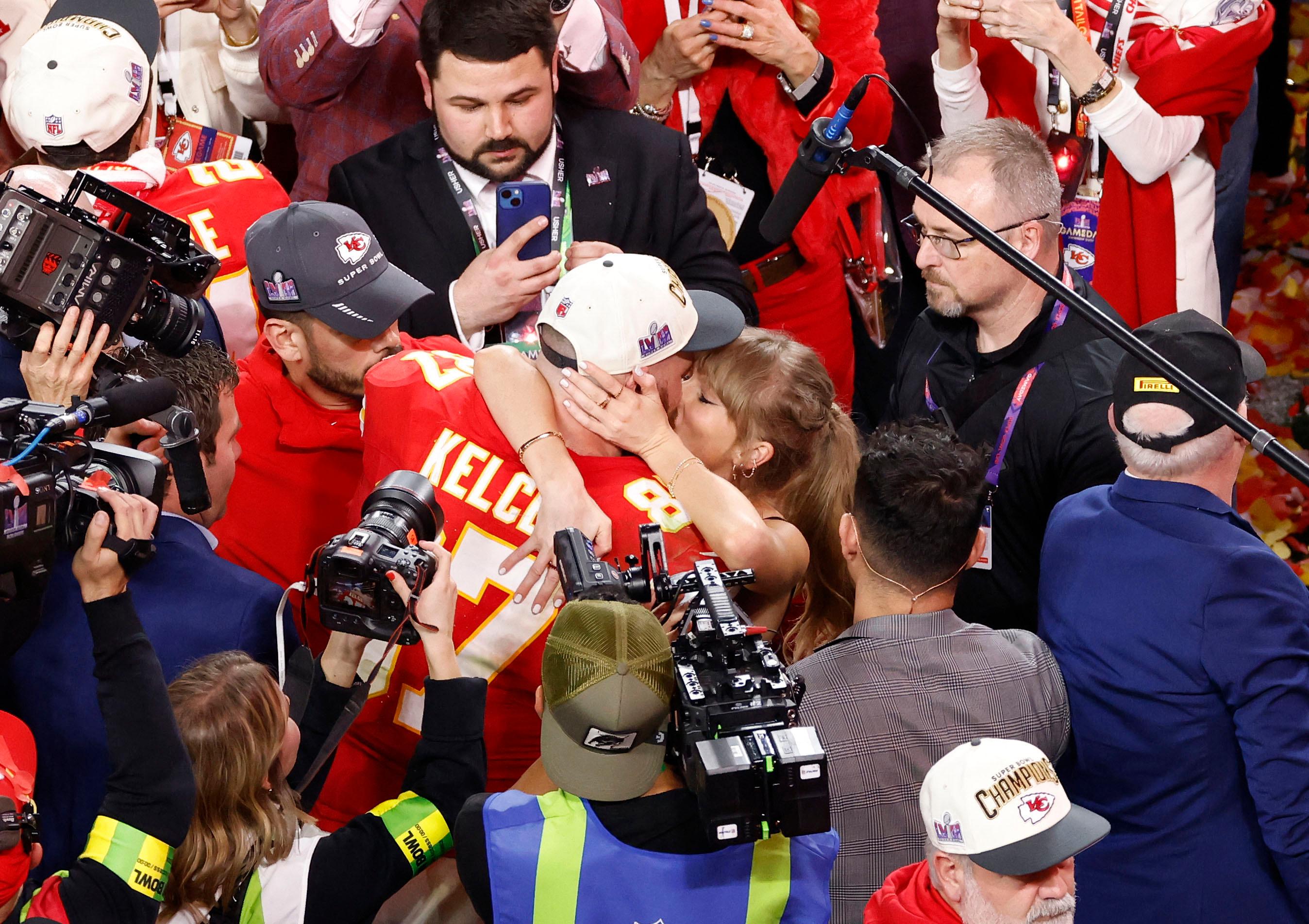 Travis Kelce and Taylor Swift