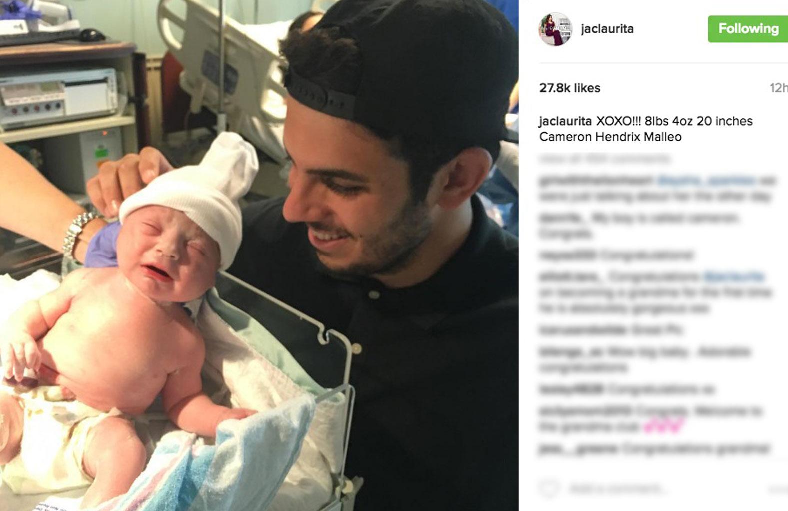 Jaqcueline Laurita Daughter Gives Birth