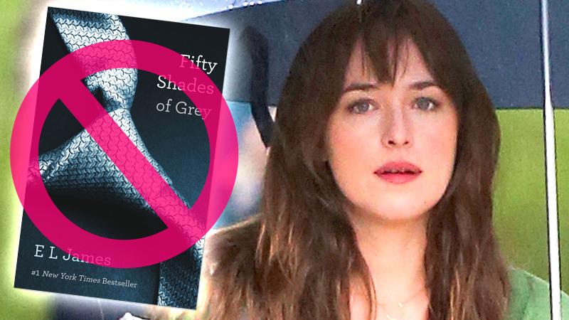 //dakota johnson bans family seeing fifty shades of grey pp sl