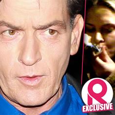 //charlie sheen not happy drug test brooke mueller sq