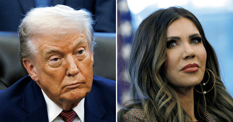 Photo of Donald Trump, Kristi Noem