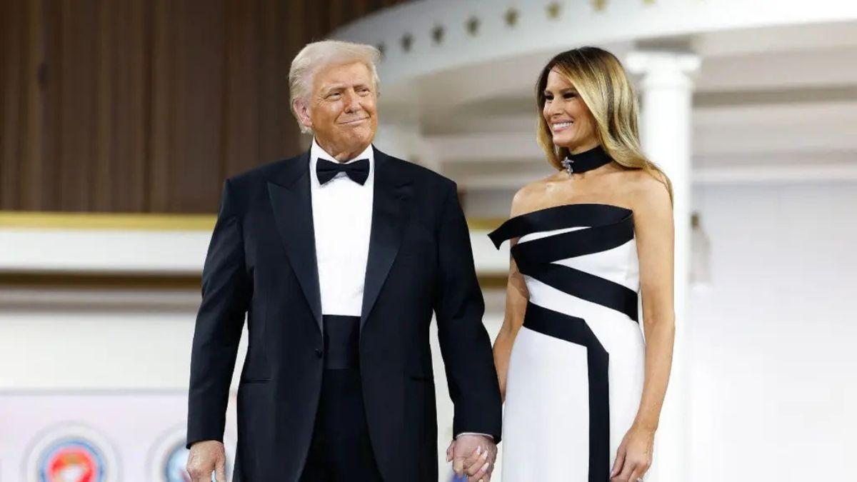 Photo of Donald Trump, Melania Trump