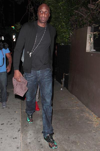 //lamar odom rejected la club ex khloe kardashian french montana party inside