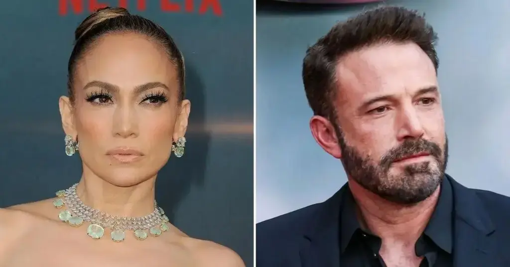 Composite photo of Jennifer Lopez Ben Affleck