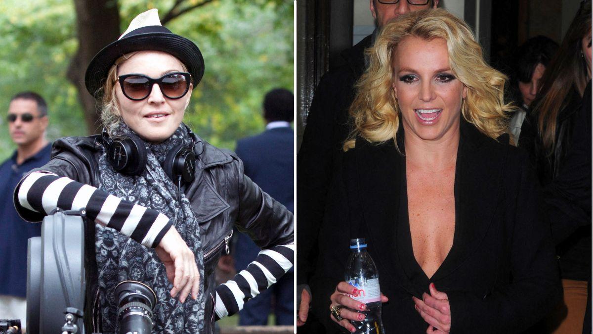 Photo of Madonna and Britney Spears