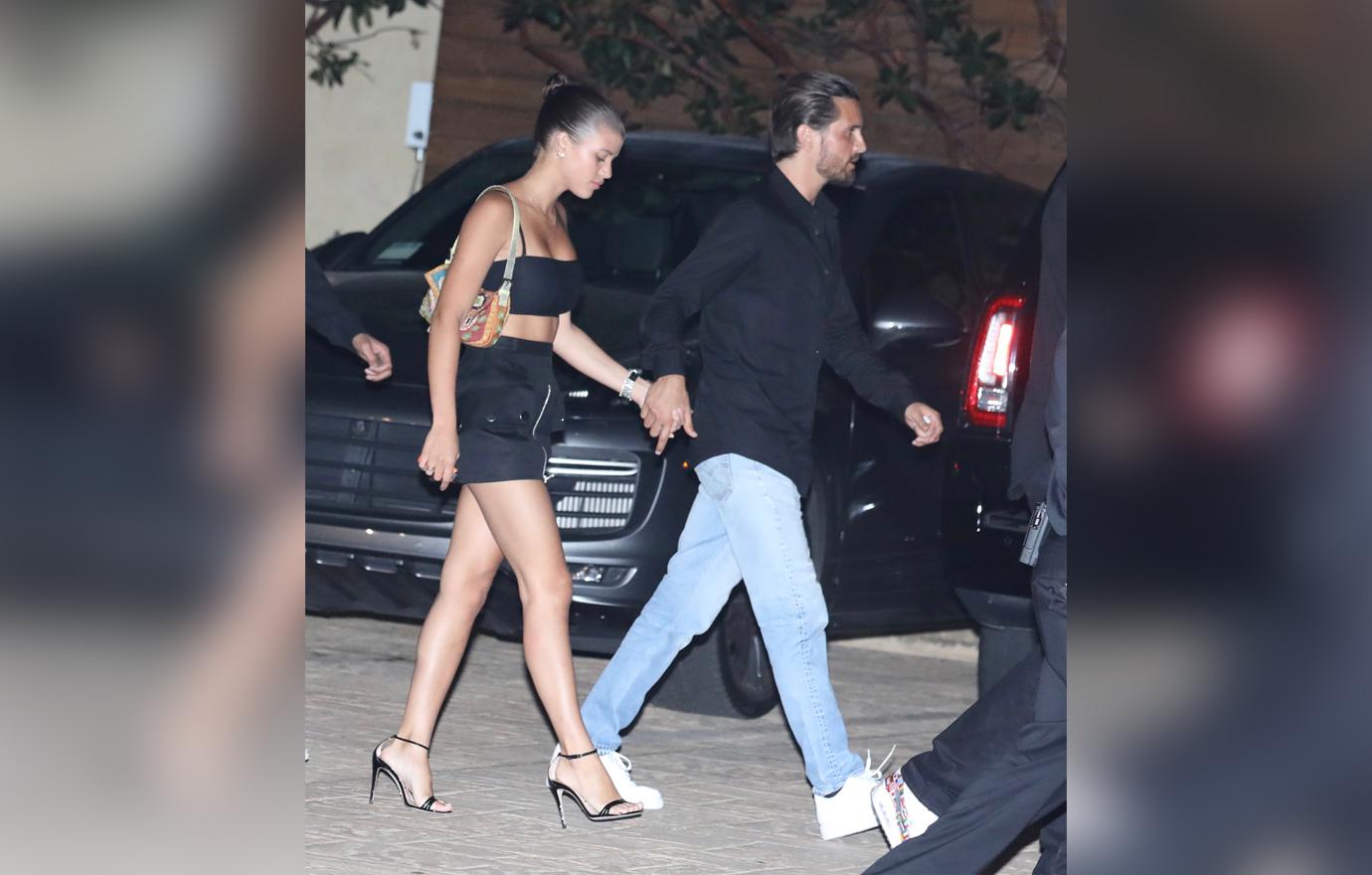 Sofia Richie Flaunts Body On Dinner Date With Scott Disick