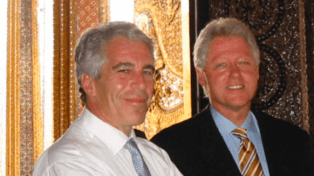 Photo of Jeffrey Epstein, Bill Clinton
