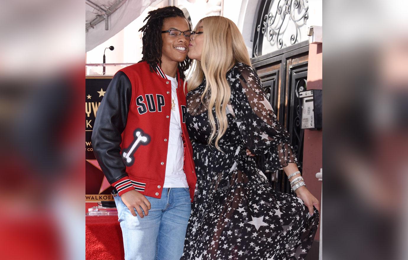 wendy williams son kevin hunter jr leaves talk show hosts side miami photos ultimatum