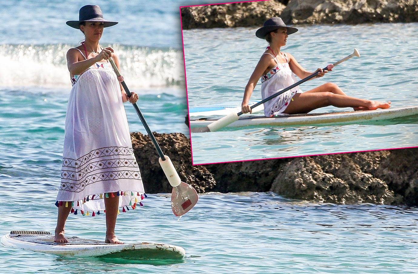 Jessica Alba Shows Bikini Butt Hawaii Vacation Family Pics