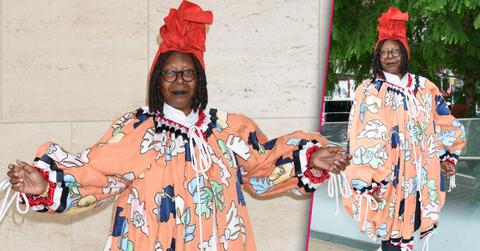 Whoopi Goldberg Crazy Outfit Red Hat New York