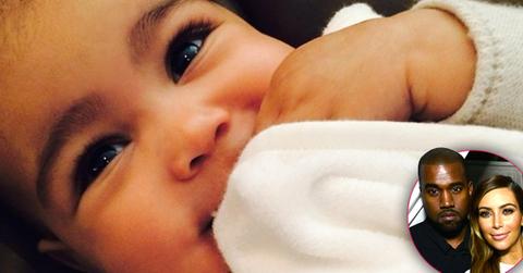 //cute baby north pic kim kardashian kanye west wide