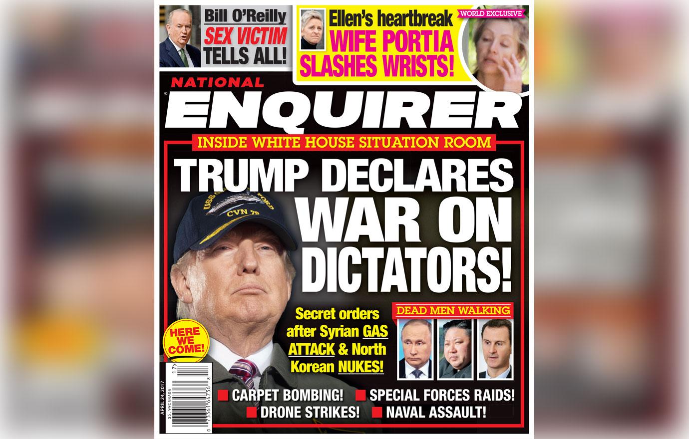 //president donald trump plan war dictators