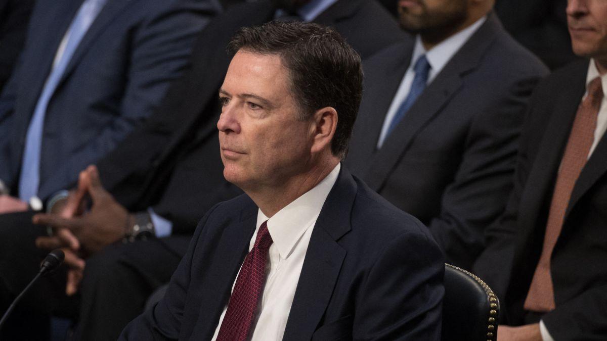 James Comey called the '8647' shell formation 'cool' on social media.