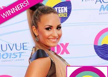 //teen choice winners demi