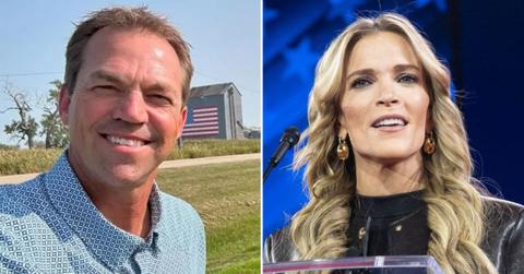 split image of Bryon Noem and Megyn Kelly