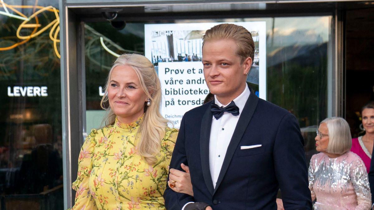 Photo of Crown Princess Mette-Marit & Marius Borg Høiby.