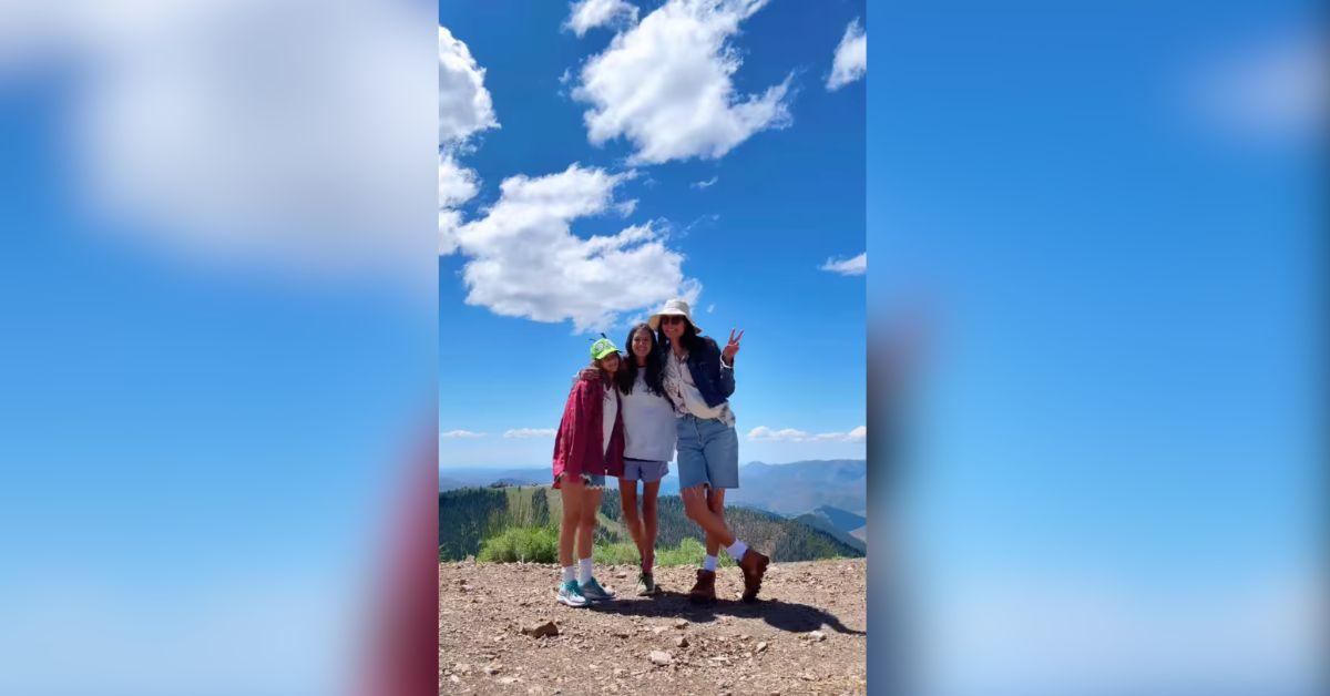Photo of Emma Heming and daughters