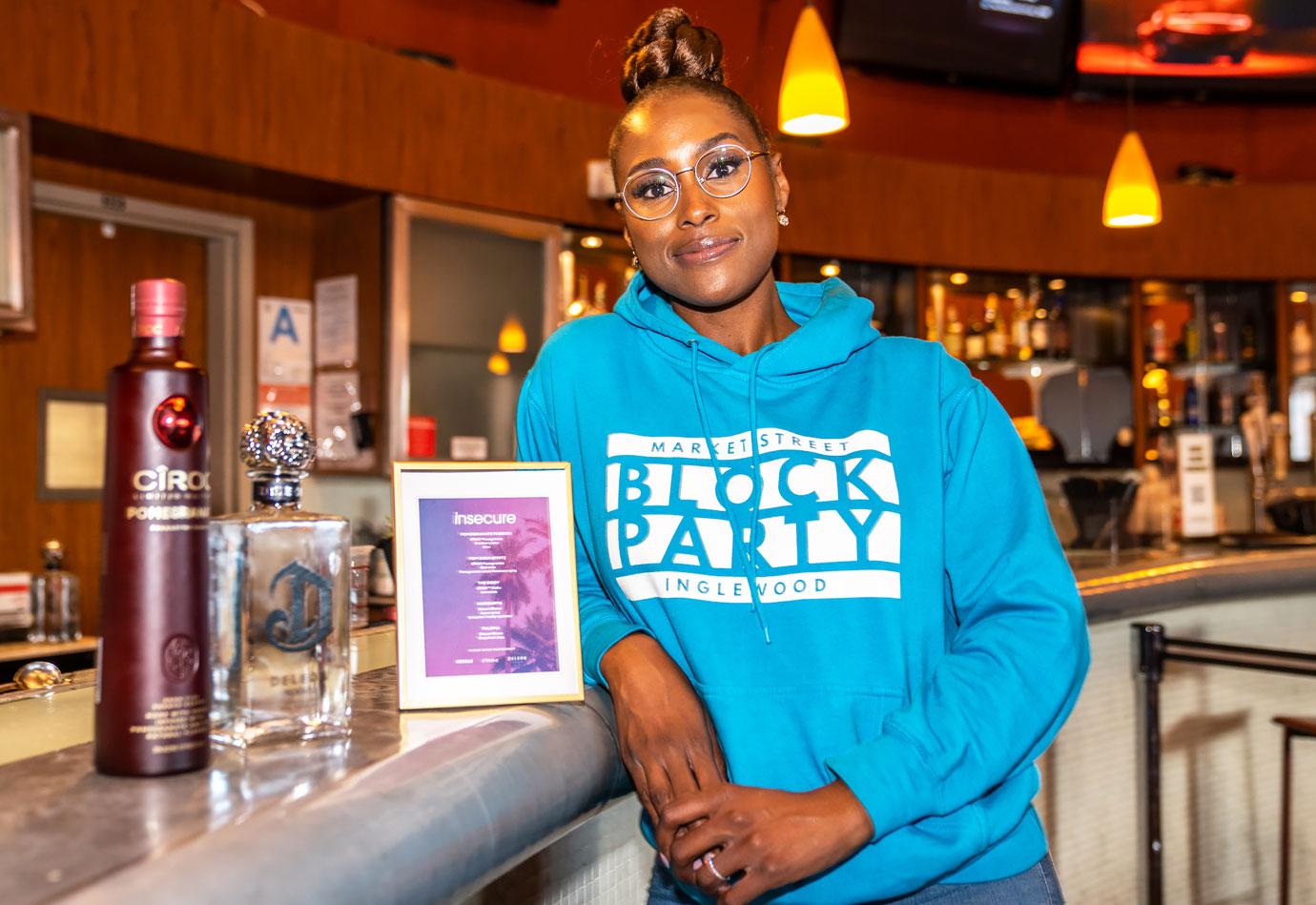 issa rae celebrates her series finale with ciroc and deleon with binge screenings in la