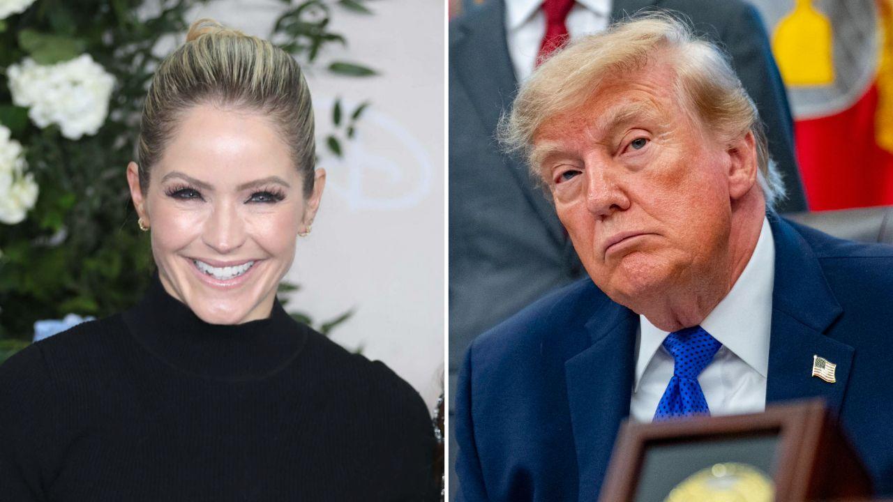 Photo of Sara Haines, Donald Trump