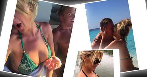 //kim zolciak bikini boobs beach husband instagram pp
