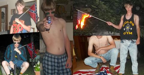 Dylann Roof Anti-American Photos