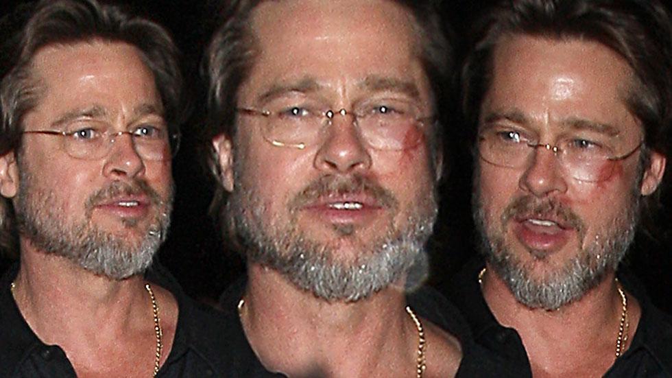 Brad Pitt Face Bruises