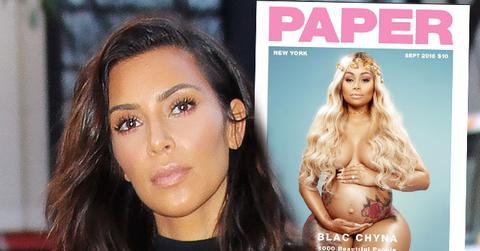 Blac Chyna Kim Kardashian Naked Feud Paper