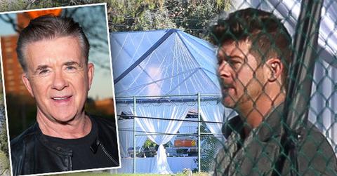 //alan thicke death memorial son robin thicke pp