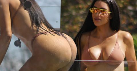 Kim Kardashian Naked Bikini Boobs Butt Costa Rica Vacation KUWTK Pics