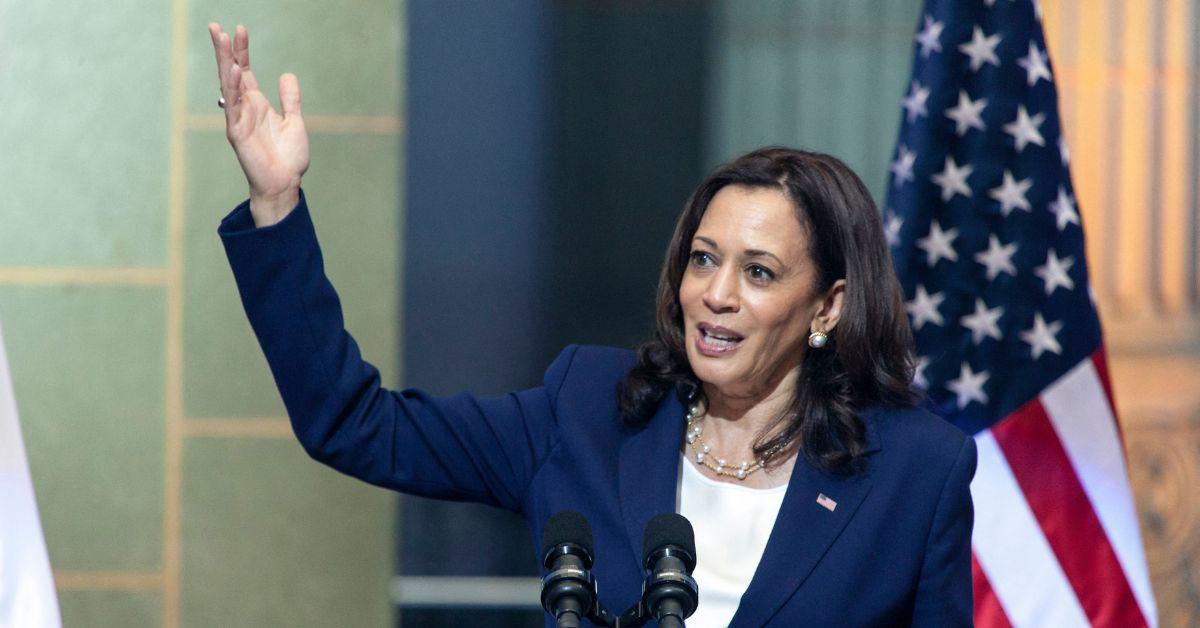 Kamala Harris speaking in Guatemala