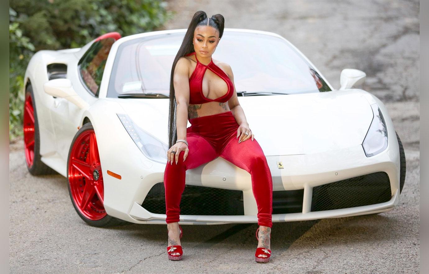 Blac Chyna Nip Slip Amid Pregnancy Rumors Ferrari Shoot